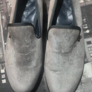 Dexter Men's Gray Suede Slip-On Loafers